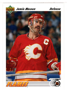 Jamie Macoun - Calgary Flames (NHL Hockey Card) 1991-92 Upper Deck # 412 Mint