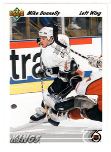 Mike Donnelly RC - Los Angeles Kings (NHL Hockey Card) 1991-92 Upper Deck # 420 Mint