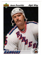 Jason Prosofsky RC - New York Rangers (NHL Hockey Card) 1991-92 Upper Deck # 432 Mint