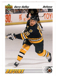 Garry Galley - Boston Bruins (NHL Hockey Card) 1991-92 Upper Deck # 439 Mint