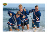 Tony Amonte - Doug Weight - Steven Rice - New York Rangers - Star Rookie Checklist  (NHL Hockey Card) 1991-92 Upper Deck # 440 Mint