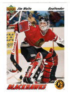 Jim Waite - Chicago Blackhawks - Star Rookie (NHL Hockey Card) 1991-92 Upper Deck # 443 Mint