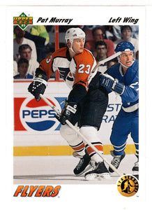 Pat Murray - Philadelphia Flyers - Star Rookie (NHL Hockey Card) 1991-92 Upper Deck # 451 Mint