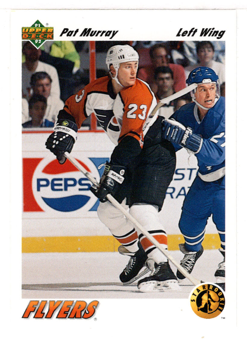Pat Murray - Philadelphia Flyers - Star Rookie (NHL Hockey Card) 1991-92 Upper Deck # 451 Mint