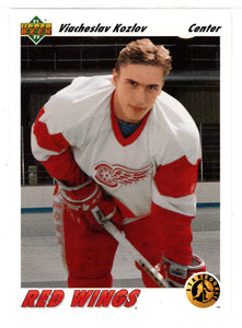 Viacheslav Kozlov RC - Detroit Red Wings - Star Rookie (NHL Hockey Card) 1991-92 Upper Deck # 462 Mint