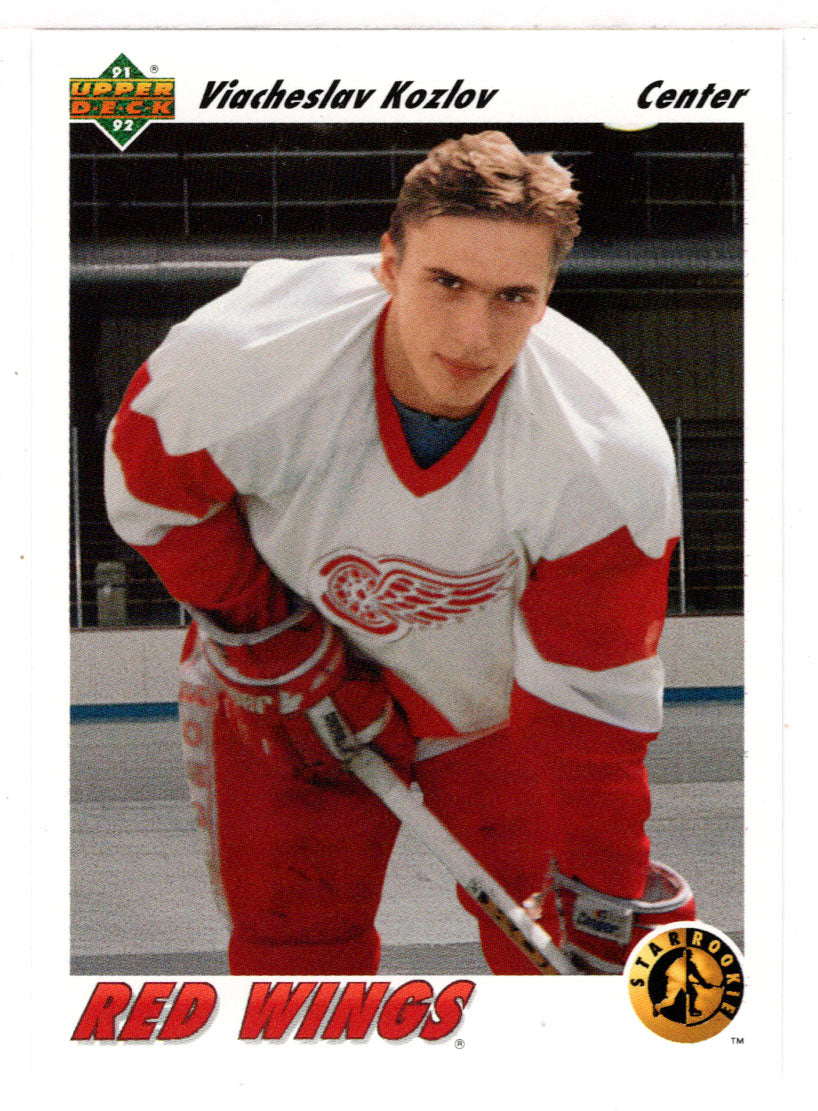 Viacheslav Kozlov RC - Detroit Red Wings - Star Rookie (NHL Hockey Card) 1991-92 Upper Deck # 462 Mint