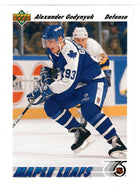 Alexander Godynyuk RC - Toronto Maple Leafs (NHL Hockey Card) 1991-92 Upper Deck # 466 Mint