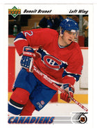 Benoit Brunet RC - Montreal Canadiens (NHL Hockey Card) 1991-92 Upper Deck # 469 Mint