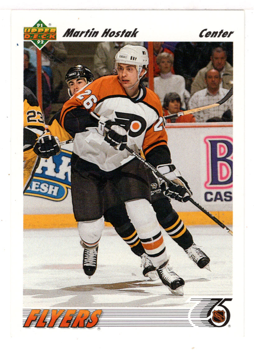 Martin Hostak - Philadelphia Flyers (NHL Hockey Card) 1991-92 Upper Deck # 473 Mint