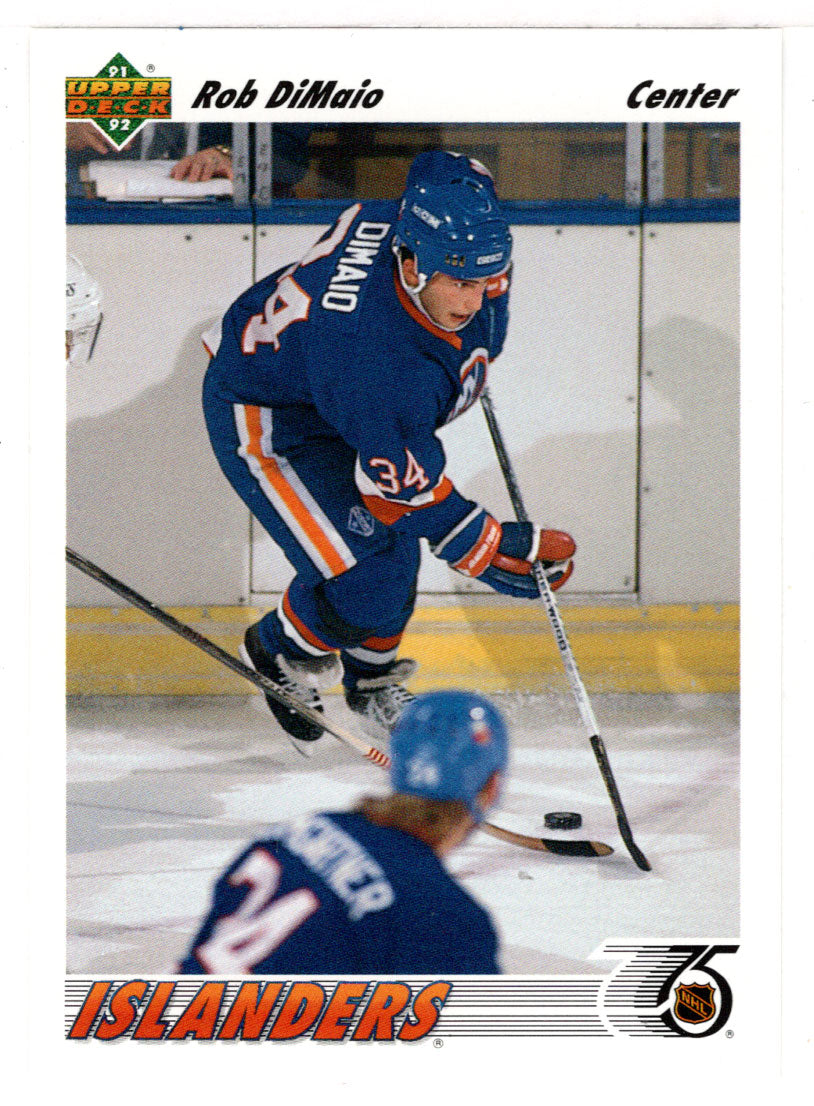 Rob DiMaio - New York Islanders (NHL Hockey Card) 1991-92 Upper Deck # 481 Mint