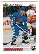 Randy Velischek - Quebec Nordiques (NHL Hockey Card) 1991-92 Upper Deck # 484 Mint
