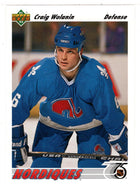 Craig Wolanin - Quebec Nordiques (NHL Hockey Card) 1991-92 Upper Deck # 486 Mint