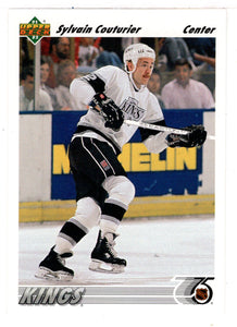 Sylvain Couturier - Los Angeles Kings (NHL Hockey Card) 1991-92 Upper Deck # 491 Mint