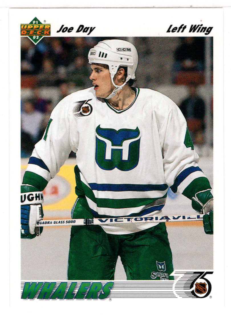 Joe Day RC - Hartford Whalers (NHL Hockey Card) 1991-92 Upper Deck # 516 Mint