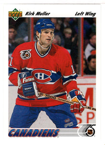 Kirk Muller - Montreal Canadiens (NHL Hockey Card) 1991-92 Upper Deck # 519 Mint