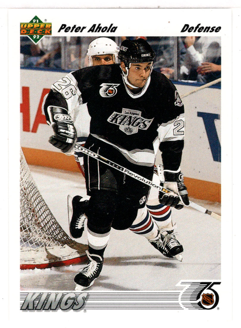 Peter Ahola RC - Los Angeles Kings (NHL Hockey Card) 1991-92 Upper Deck # 543 Mint
