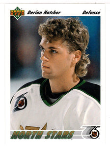 Derian Hatcher - Minnesota North Stars (NHL Hockey Card) 1991-92 Upper Deck # 546 Mint