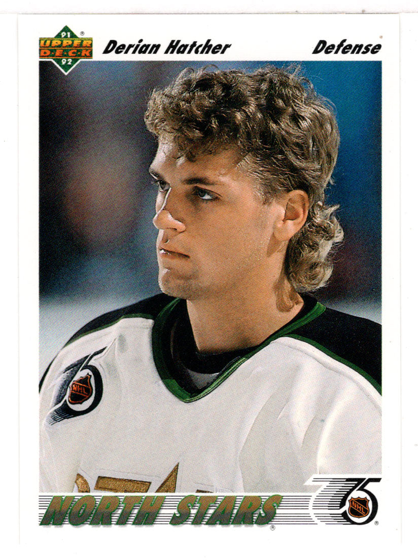 Derian Hatcher - Minnesota North Stars (NHL Hockey Card) 1991-92 Upper Deck # 546 Mint