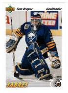 Tom Draper RC - Buffalo Sabres (NHL Hockey Card) 1991-92 Upper Deck # 552 Mint