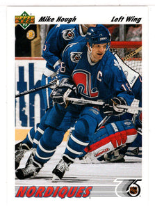 Mike Hough - Quebec Nordiques (NHL Hockey Card) 1991-92 Upper Deck # 562 Mint