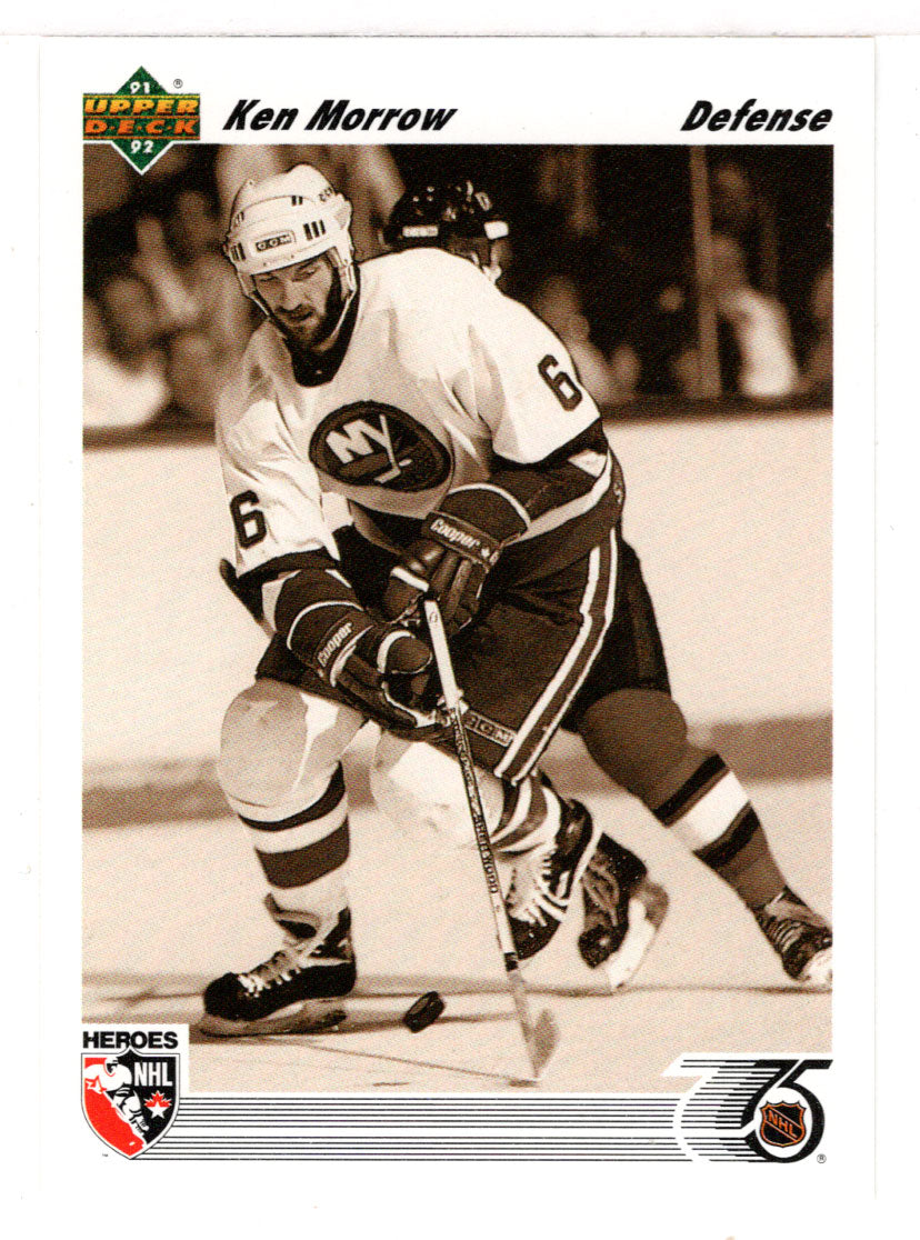 Ken Morrow - New York Islanders - Hero (NHL Hockey Card) 1991-92 Upper Deck # 637 Mint