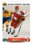 Bernhard Schumperli RC - Switzerland - 1991 World Junior Championships (NHL Hockey Card) 1991-92 Upper Deck # 667 Mint