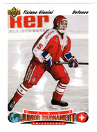Tiziano Gianini RC - Switzerland - 1991 World Junior Championships (NHL Hockey Card) 1991-92 Upper Deck # 670 Mint