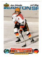 Jens Schwabe RC - Germany - 1991 World Junior Championships (NHL Hockey Card) 1991-92 Upper Deck # 680 Mint