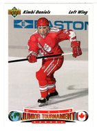 Kimbi Daniels RC - Canada - 1991 World Junior Championships (NHL Hockey Card) 1991-92 Upper Deck # 687 Mint
