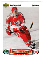 Karl Dykhuis - Canada - 1991 World Junior Championships (NHL Hockey Card) 1991-92 Upper Deck # 688 Mint
