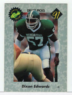 Dixon Edwards (NFL - NCAA Football Card) 1991 Classic Draft Picks # 34 Mint