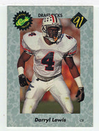 Darryl Lewis (NFL - NCAA Football Card) 1991 Classic Draft Picks # 35 Mint