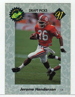 Jerome Henderson (NFL - NCAA Football Card) 1991 Classic Draft Picks # 38 Mint