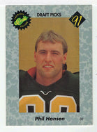 Phil Hansen (NFL - NCAA Football Card) 1991 Classic Draft Picks # 48 Mint