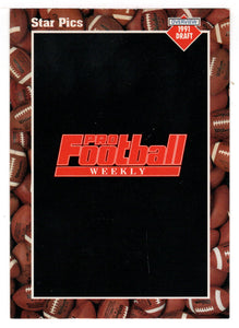 Title Card - NFL Draft Overview (NFL - NCAA Football Card) 1991 Star Pics # 1 Mint