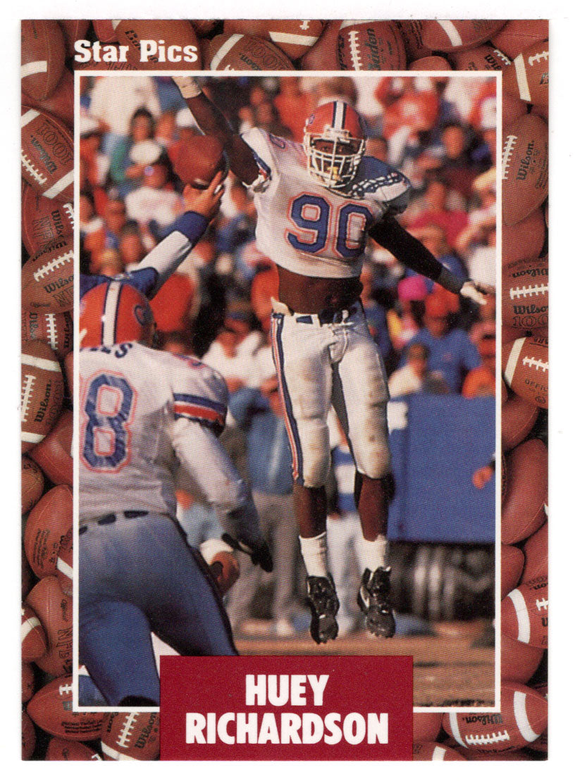 Huey Richardson (NFL - NCAA Football Card) 1991 Star Pics # 5 Mint