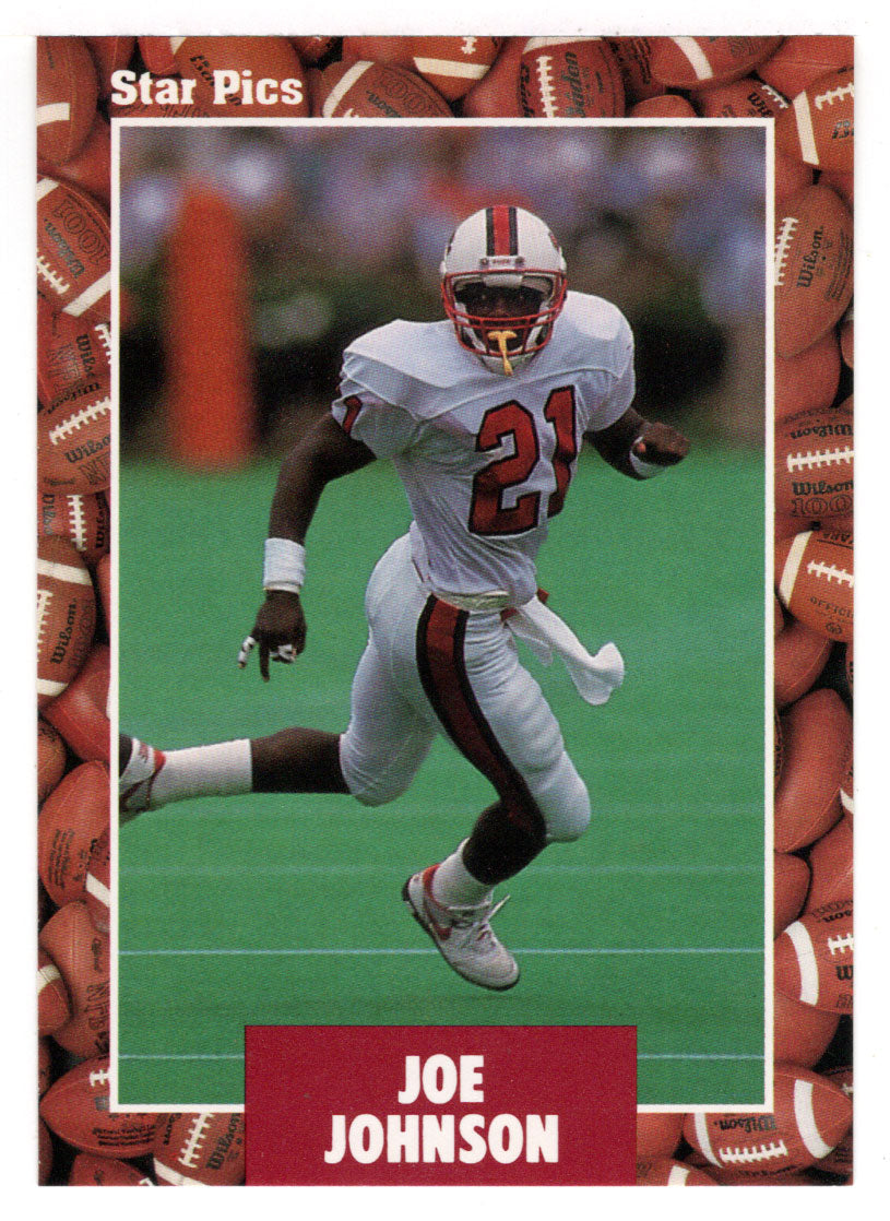 Joe Johnson (NFL - NCAA Football Card) 1991 Star Pics # 12 Mint