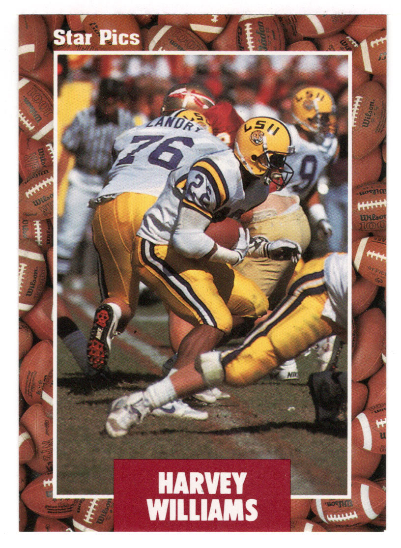 Harvey Williams (NFL - NCAA Football Card) 1991 Star Pics # 14 Mint