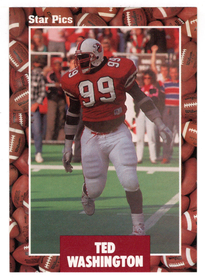 Ted Washington (NFL - NCAA Football Card) 1991 Star Pics # 21 Mint
