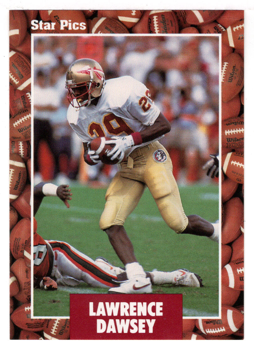 Lawrence Dawsey (NFL - NCAA Football Card) 1991 Star Pics # 26 Mint