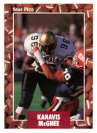 Kanavis McGhee (NFL - NCAA Football Card) 1991 Star Pics # 34 Mint
