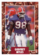 Godfrey Myles (NFL - NCAA Football Card) 1991 Star Pics # 36 Mint