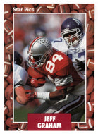 Jeff Graham (NFL - NCAA Football Card) 1991 Star Pics # 38 Mint