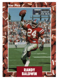 Randy Baldwin (NFL - NCAA Football Card) 1991 Star Pics # 44 Mint