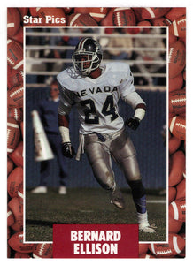 Bernard Ellison (NFL - NCAA Football Card) 1991 Star Pics # 57 Mint
