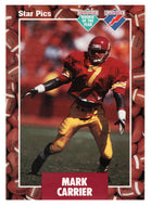 Mark Carrier (NFL - NCAA Football Card) 1991 Star Pics # 60 Mint