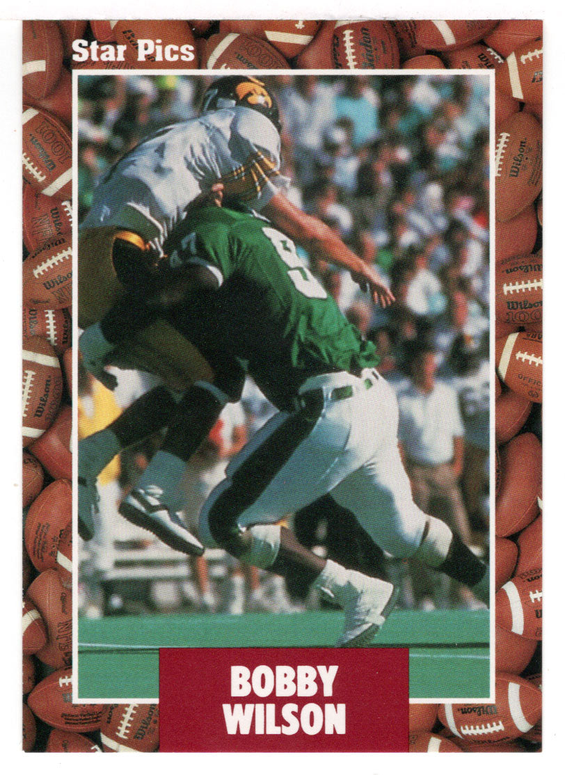 Bobby Wilson (NFL - NCAA Football Card) 1991 Star Pics # 63 Mint