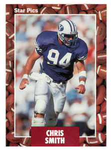 Chris Smith (NFL - NCAA Football Card) 1991 Star Pics # 68 Mint