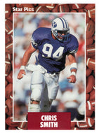Chris Smith - BYU Cougars (NFL - NCAA Football Card) 1991 Star Pics # 68 Mint