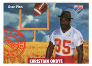 Christian Okoye - Kansas City Chiefs (NFL - NCAA Football Card) 1991 Star Pics # 70 Mint